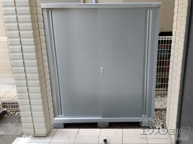 千葉県船橋市のの物置・屋外倉庫 シンプリー 一般型 1740×515×1903（MJX-175E-P） MJX-175E-P-PS 施工例