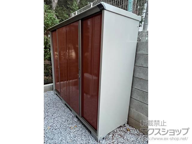 東京都小平市のの物置・屋外倉庫 グランプレステージジャンプ 2247×750×1900 GP-227A-F-TR 施工例