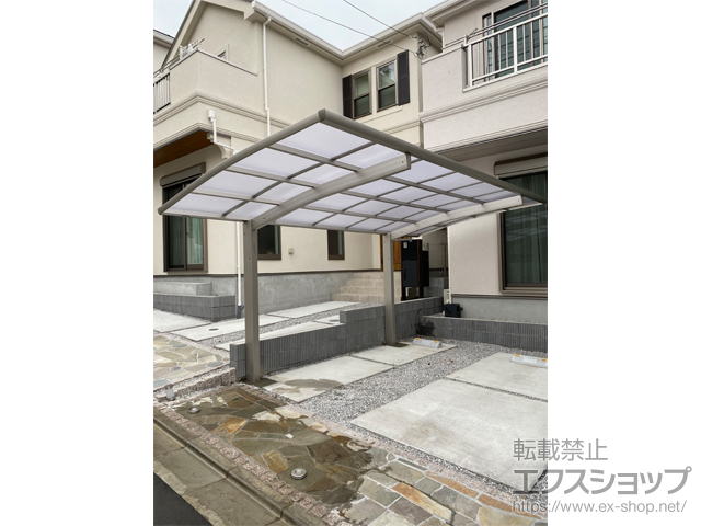 神奈川県横浜市ののカーポート プレシオスポート 積雪〜20cm対応 施工例