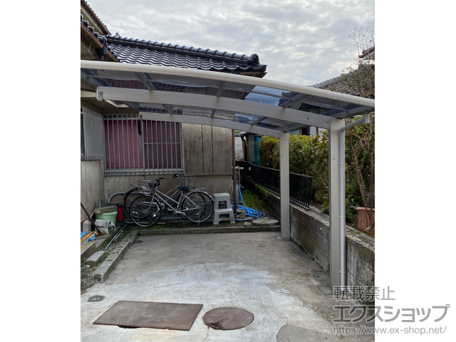 鹿児島県姶良市ののカーポート プレシオスポート 積雪〜20cm対応 施工例