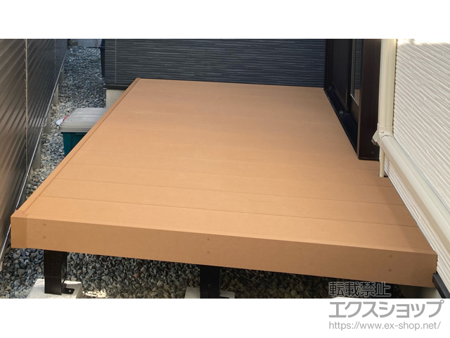 兵庫県伊丹市ののウッドデッキ マージウッドデッキ 施工例