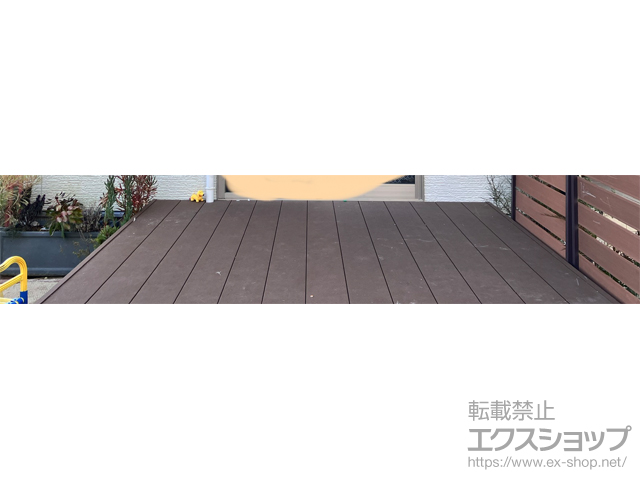 広島県廿日市市ののウッドデッキ リウッドデッキ 200 施工例
