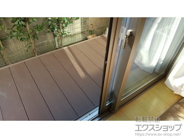 東京都小金井市ののウッドデッキ リウッドデッキ 200 施工例