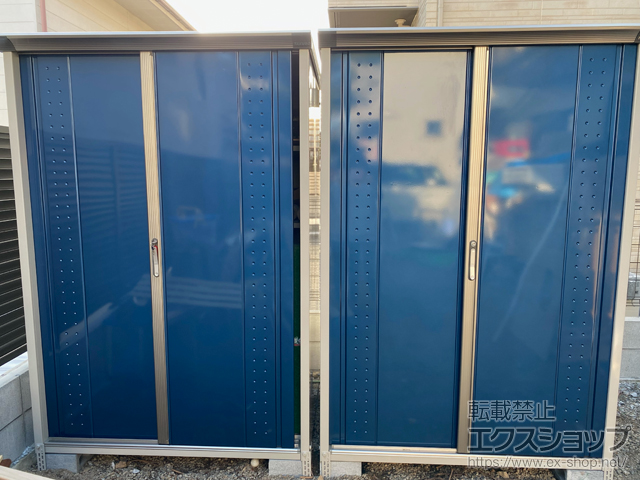 高知県高知市のの物置・屋外倉庫 グランプレステージジャンプ 1304×900×1900 GP-139A-F-DB 施工例
