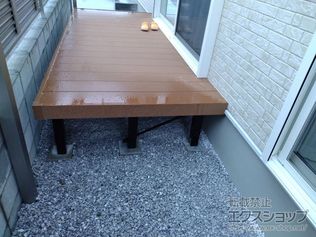 宮崎県西都市ののウッドデッキ マージウッドデッキ 施工例