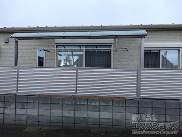 宮崎県西都市ののテラス屋根 ソラリア R型 テラスタイプ 単体 積雪〜20cm対応 施工例