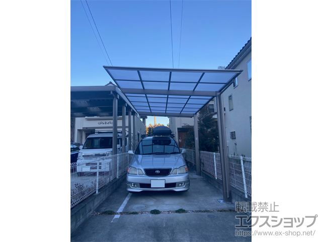 東京都八王子市ののカーポート フーゴF (フラットスタイル) 積雪〜20cm対応 施工例