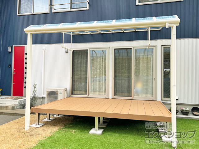 長崎県東彼杵郡波佐見町ののウッドデッキ リウッドデッキ 200 施工例