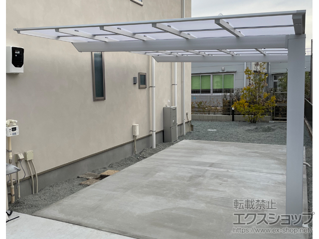 神奈川県秦野市ののカーポート ソリッドポート 積雪〜20cm対応 施工例