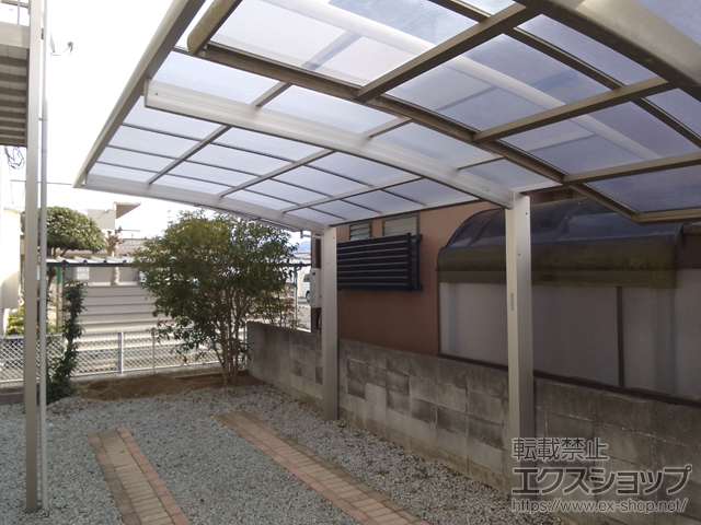 香川県木田郡三木町ののカーポート プレシオスポート 積雪〜20cm対応 施工例