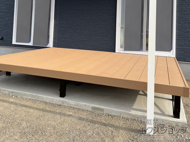 愛媛県西条市ののウッドデッキ リウッドデッキ 200 施工例