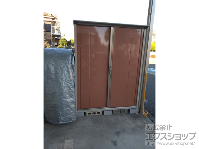東京都葛飾区のの物置・屋外倉庫 グランプレステージジャンプ 1488×530×1900 GP-155A-F-TR 施工例