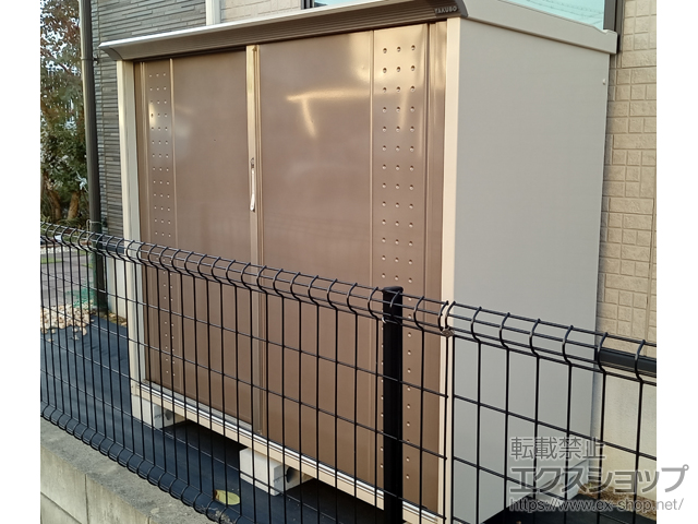 三重県桑名市のの物置・屋外倉庫 グランプレステージジャンプ 1695×750×1400 GP-177C-F-CB 施工例