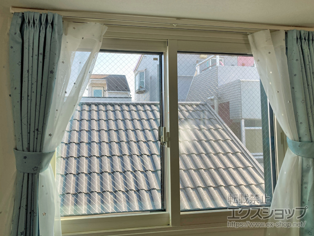 神奈川県横浜市のの二重窓（内窓） インプラス 引違い窓 2枚建 施工例