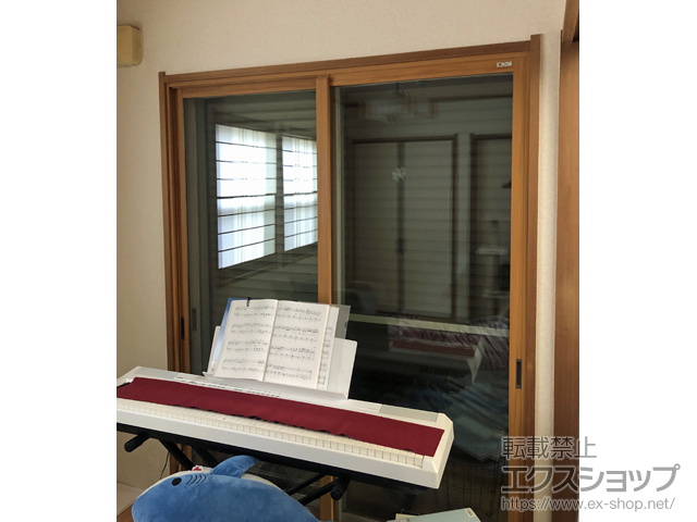 千葉県松戸市のの二重窓（内窓） インプラス 引違い窓 2枚建 施工例