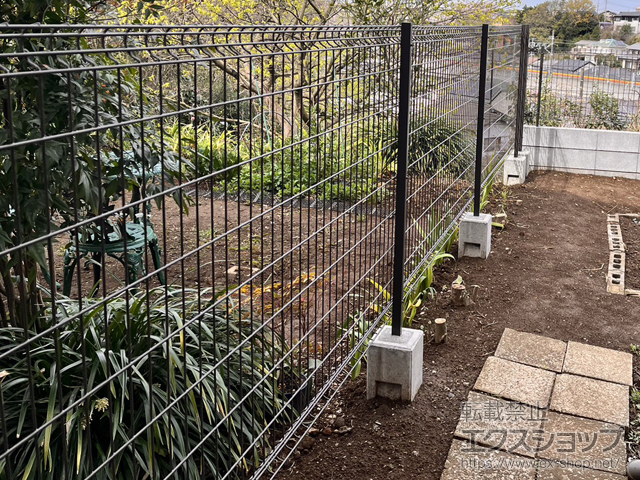 千葉県船橋市ののフェンス・柵 ハイグリッドフェンスN8型 フリーポールタイプ 施工例