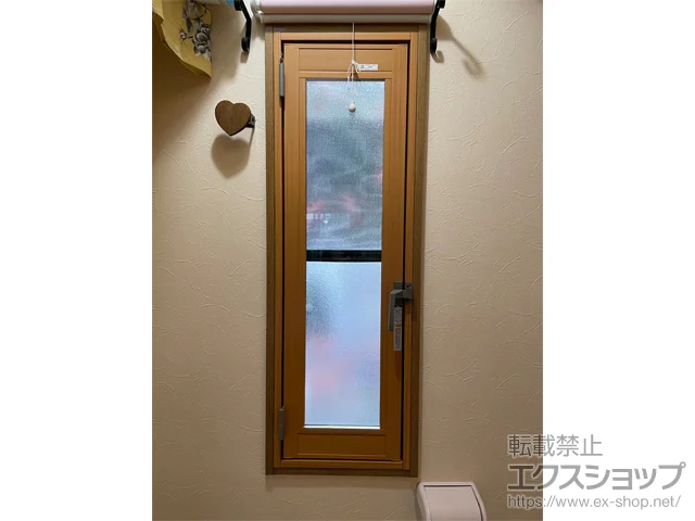 広島県広島市のの内窓（二重窓・二重サッシ） インプラス 開き窓 外観右吊元 施工例