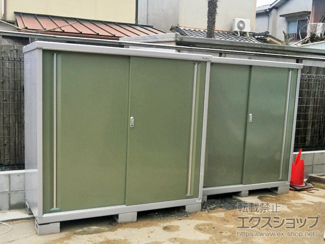 京都府京都市のの物置・屋外倉庫 シンプリー 一般型 1740×755×1603 MJX-177DP-JG 施工例