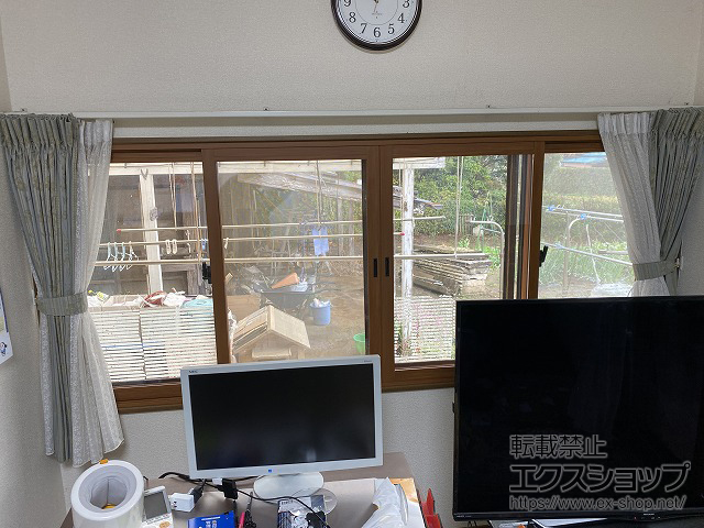 千葉県山武市のの二重窓（内窓） インプラス 引違い窓 4枚建 施工例