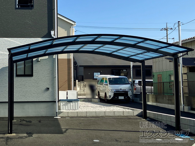 埼玉県白岡市ののカーポート アリュース ツイン　積雪〜20cm対応 施工例