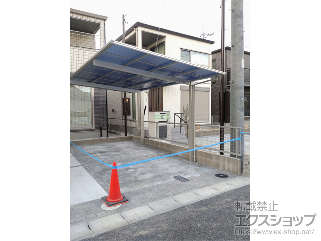 愛知県江南市ののカーポート エフルージュ FIRST　積雪〜20cm対応 施工例