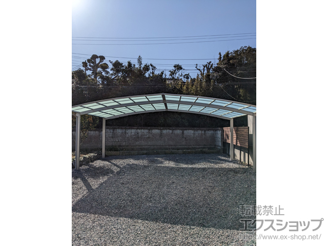 茨城県日立市ののカーポート アリュース トリプル　積雪〜20cm対応 施工例