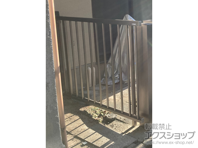 東京都文京区ののフェンス・柵 アルミサモア4型 フリーポールタイプ 施工例