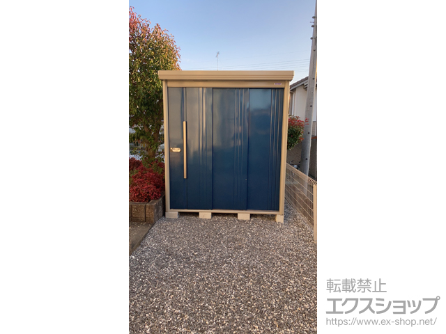 岐阜県各務原市のの物置・屋外倉庫 Mr.ストックマンダンディ 一般型 結露減少型 1832×1922×2110 ND-Z1819-DB 施工例