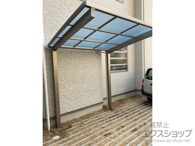 兵庫県西宮市ののサイクルポート・駐輪場 カムフィエース ミニ 積雪〜20cm対応 施工例