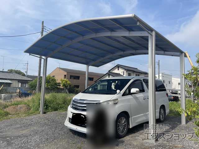群馬県邑楽郡千代田町ののカーポート アリュース ツイン　積雪〜20cm対応 施工例