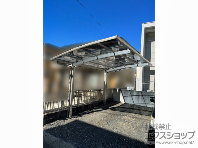 愛知県瀬戸市ののカーポート プレシオスポート 積雪〜20cm対応 施工例
