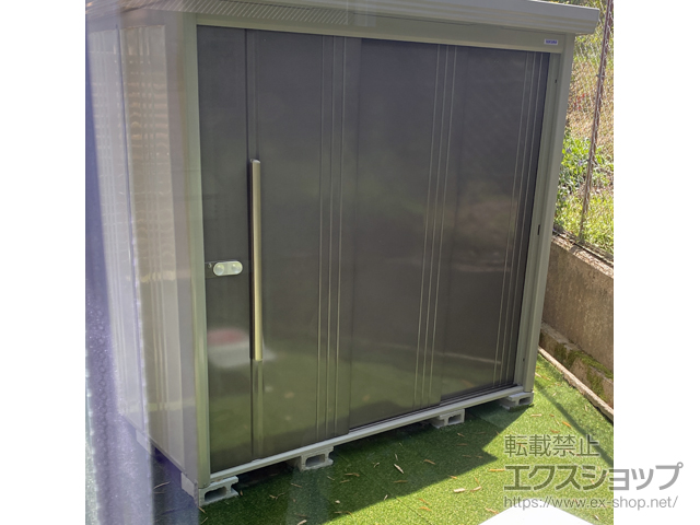 大阪府高槻市のの物置・屋外倉庫 Mr.ストックマンダンディ 一般型 結露減少型 2200×1222×2110 ND-Z2212-B 施工例