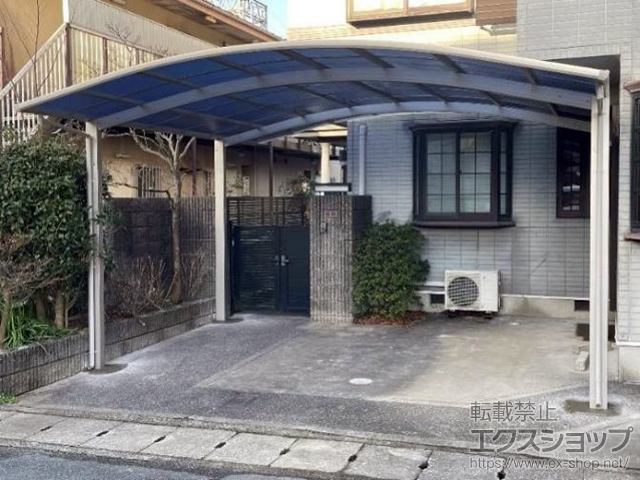 京都府京都市ののカーポート アリュース ツイン　積雪〜20cm対応 施工例