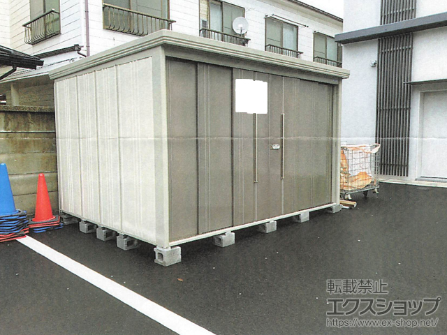 東京都豊島区のの物置・屋外倉庫 Mr.ストックマンダンディ 一般型 3232×2622×2110 ND-3226-B 施工例