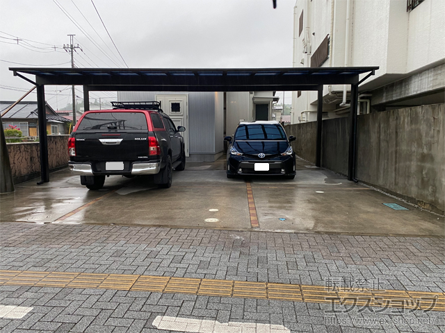 栃木県鹿沼市ののカーポート エフルージュ トリプル FIRST 積雪〜20cm対応 施工例
