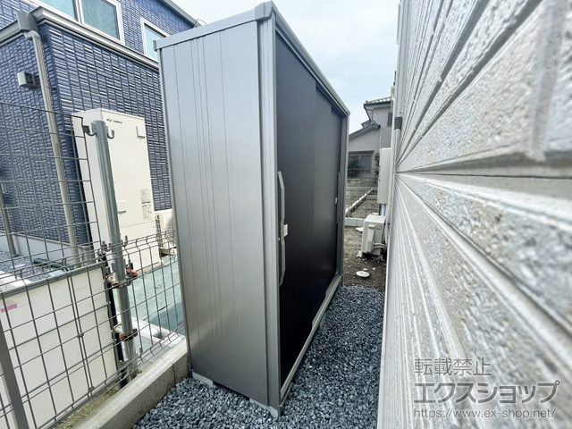 千葉県松戸市のの物置・屋外倉庫 エスモ 一般型 1800×674×1913 ESF-1806A-WC 施工例