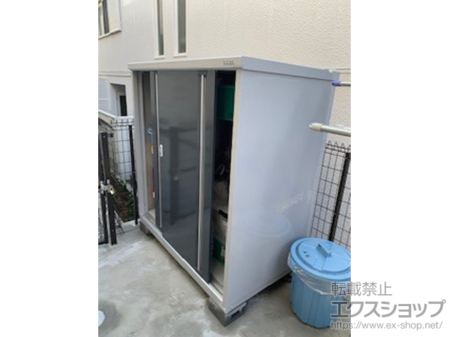 東京都北区のの物置・屋外倉庫 シンプリー 一般型 1520×905×1603 MJX-159D-CG 施工例