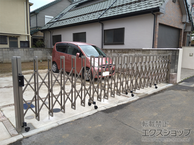 千葉県船橋市ののカーゲート トリップゲートII 2型 スタンダード ノンレール 片開き 60S 施工例