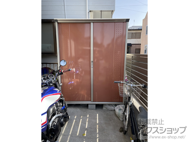 神奈川県座間市のの物置・屋外倉庫 グランプレステージジャンプ 1695×900×2100 GP-179H-T-TR 施工例
