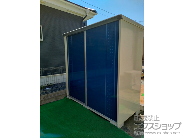 茨城県つくばみらい市のの物置・屋外倉庫 グランプレステージジャンプ 1879×900×1900 GP-199A-F-DB 施工例