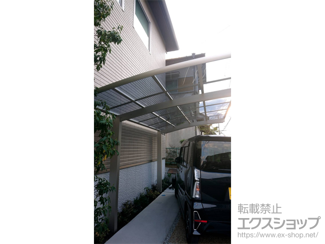 奈良県橿原市ののカーポート レイナポートグラン　積雪〜20cm対応 施工例