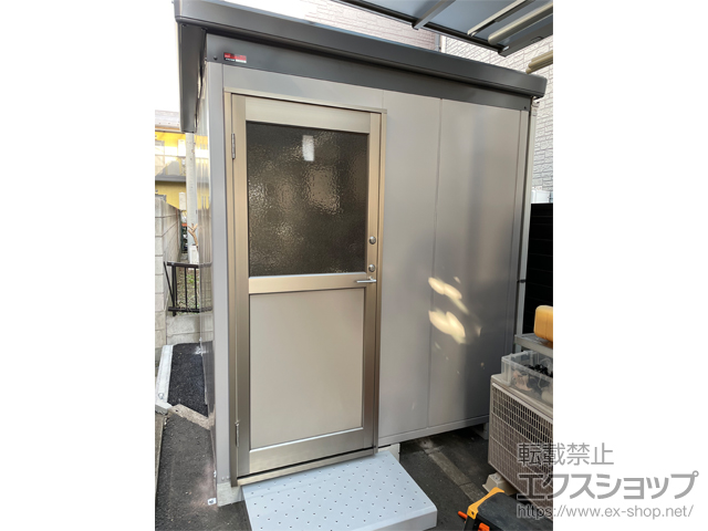 東京都足立区のの物置・屋外倉庫 ナイソー 一般型 2460×1880×2270（SMK-47SN） SMK-47SN 施工例