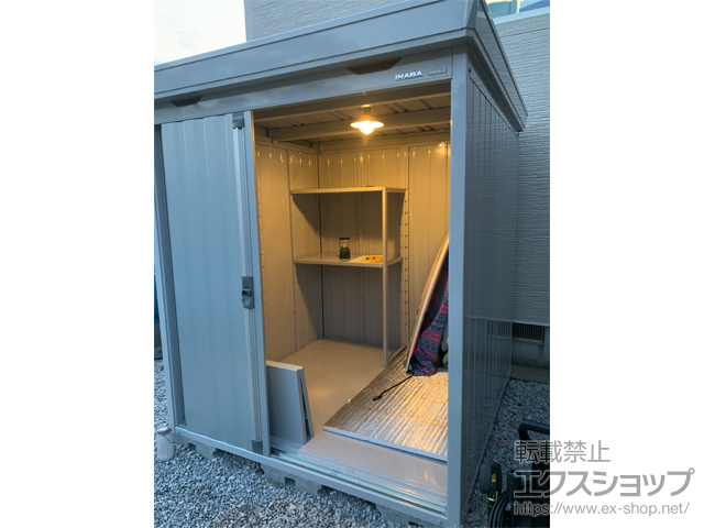 宮崎県延岡市のの物置・屋外倉庫 FORTA 一般型 FS-1818S【PS】 施工例