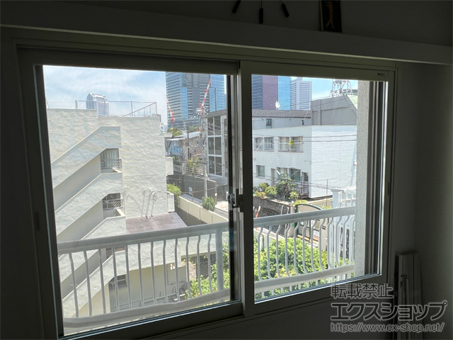 東京都港区のの二重窓（内窓） インプラス 引違い窓 2枚建 施工例