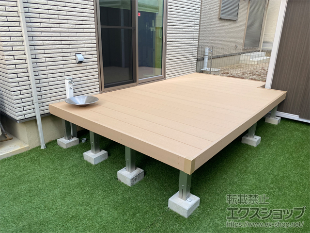 愛知県豊田市ののウッドデッキ リウッドデッキ 200 施工例