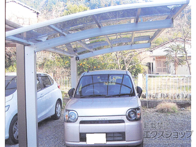 静岡県静岡市ののカーポート プレシオスポート 積雪〜20cm対応 施工例