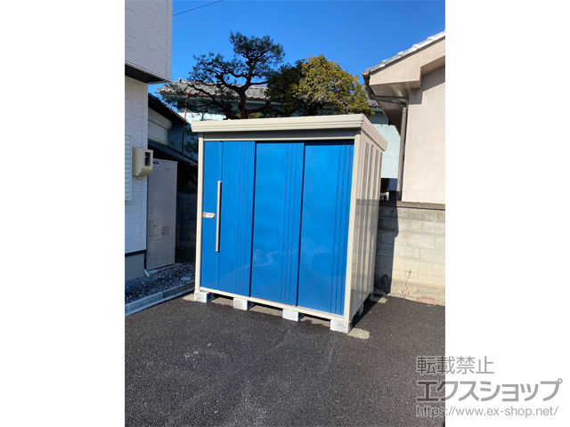 長野県上田市のの物置・屋外倉庫 Mr.ストックマンダンディ 一般型 結露減少型 2016×1406×2110 ND-Z2014-DB 施工例