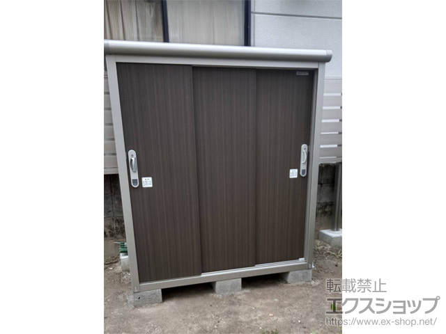 福岡県福岡市のの物置・屋外倉庫 エスモ 一般型 1350×650×1501 ESE-1306E-DW 施工例