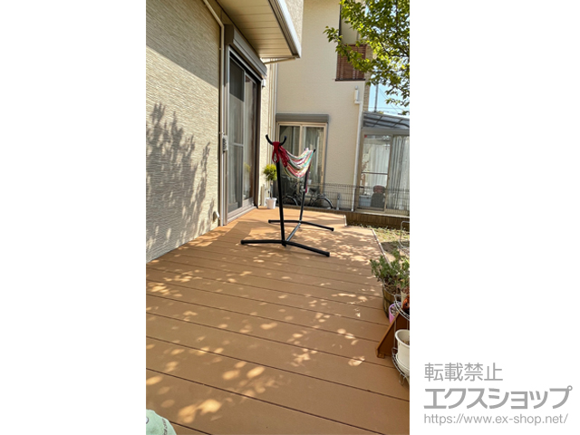 茨城県つくば市ののウッドデッキ リウッドデッキ 200 施工例