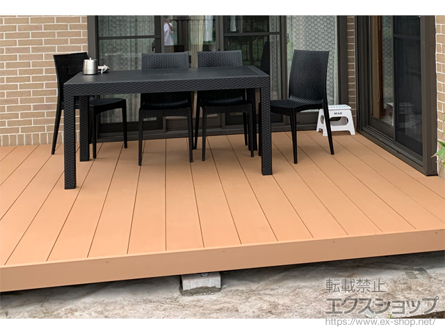 神奈川県川崎市ののウッドデッキ リウッドデッキ 200 施工例